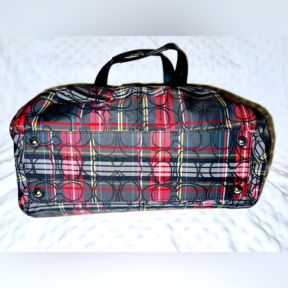 Coach Tartan SoHo Plaid Purse Vintage - Picture 3 of 13